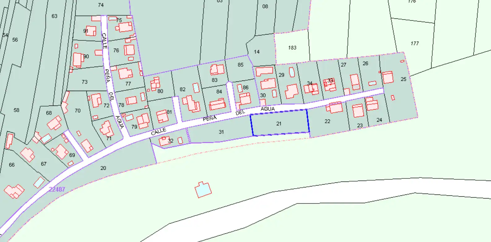 Terreno residencial en venta en Urbanización Peña del Agua
