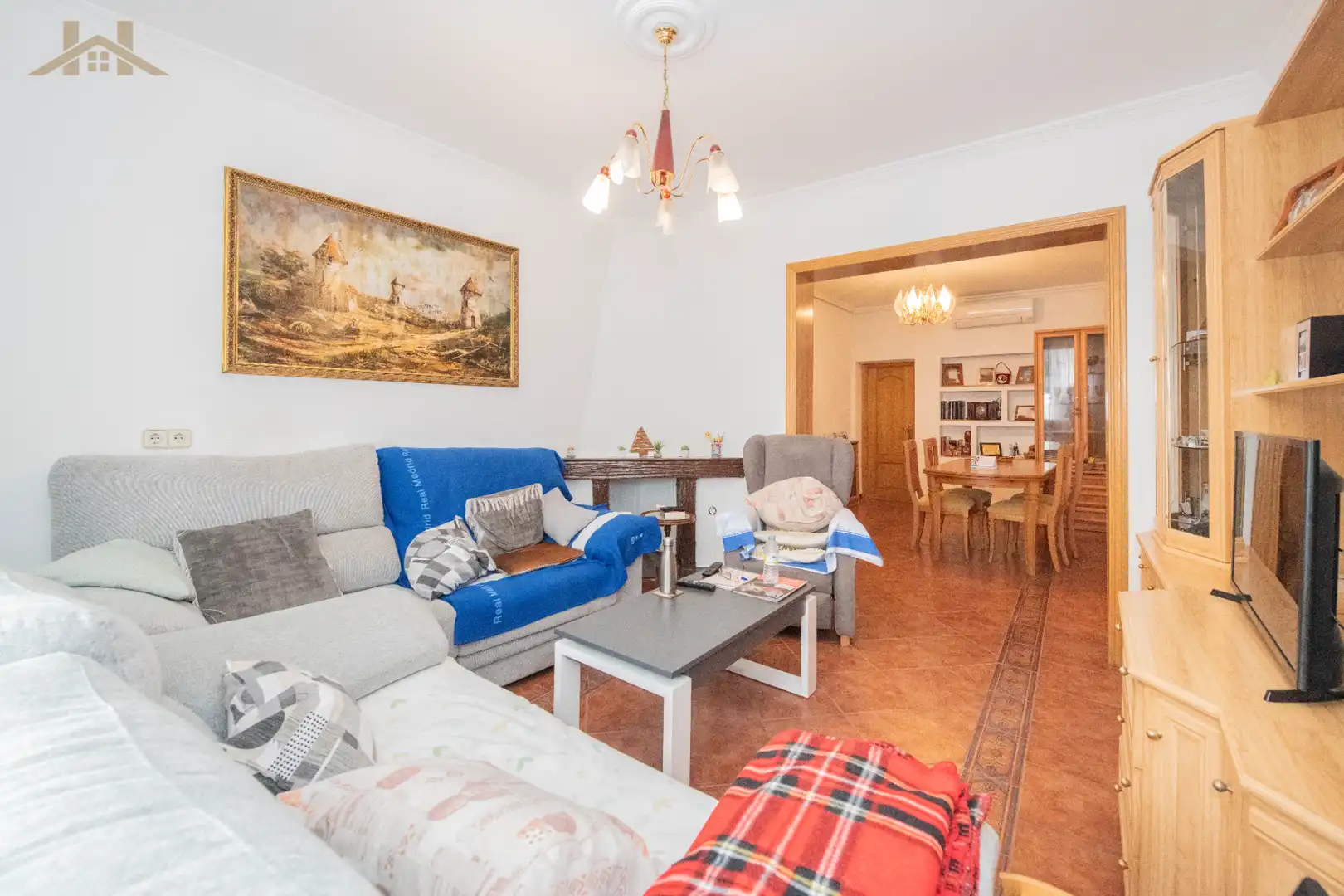 Sala d'estar de Casa o xalet en venda en Ciempozuelos amb Aire condicionat, Jardí privat i Traster