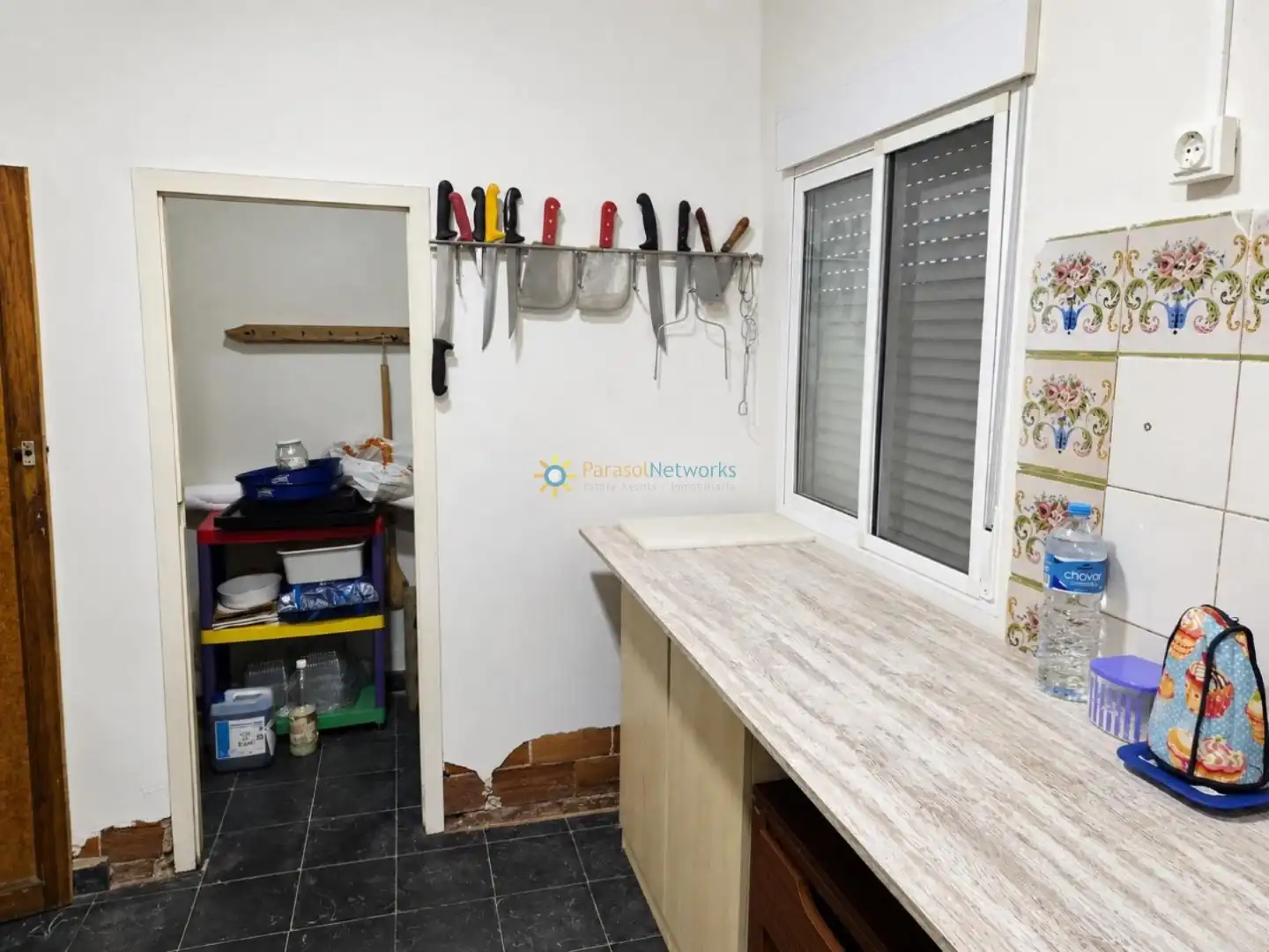 Cocina de Casa adosada en venta en Alcàntera de Xúquer con Jardín privado, Terraza y Trastero