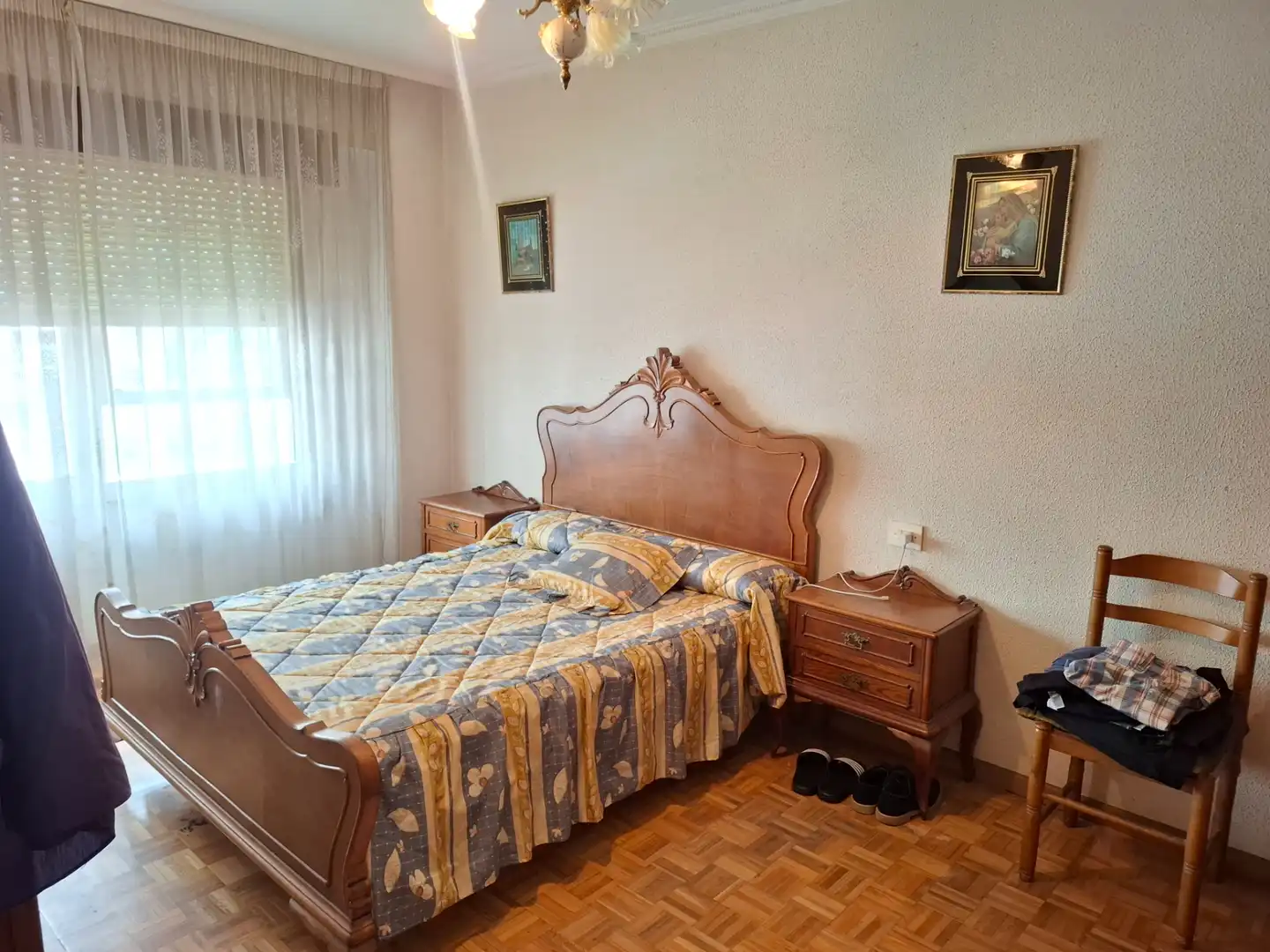 Bedroom of Flat for sale in Viveiro  with Terrace and Furnished