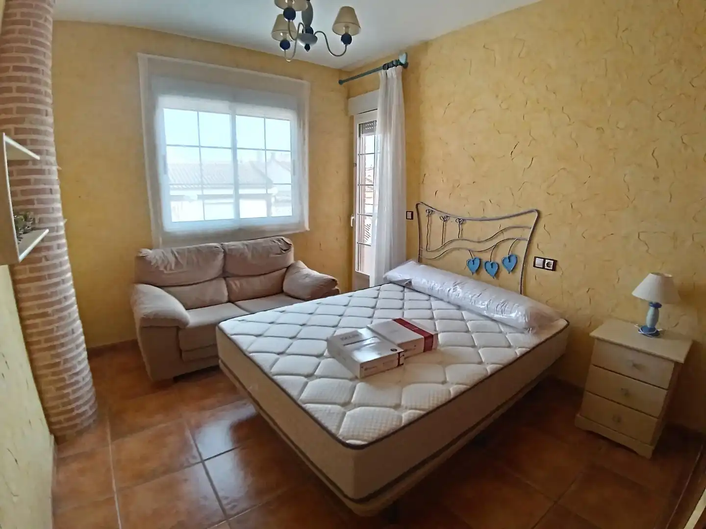 Schlafzimmer von Wohnung zur Miete in  Murcia Capital mit Klimaanlage und Möbliert