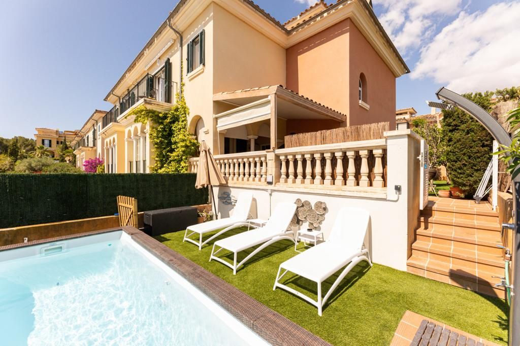 Jardín de Casa o chalet de alquiler en  Palma de Mallorca con Aire acondicionado, Piscina y Amueblado