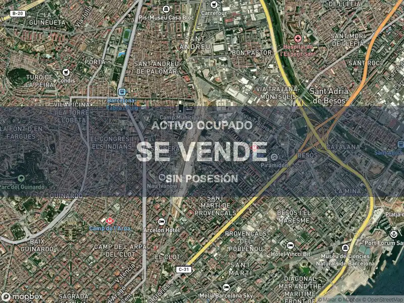 Vista exterior de Pis en venda en Badalona