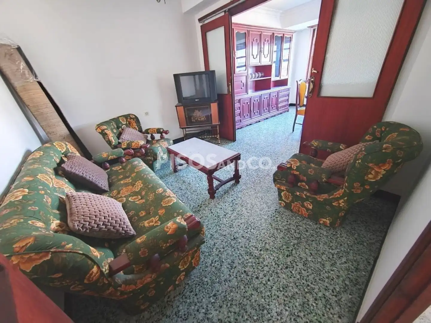 Sala de estar de Piso en venta en A Coruña Capital 