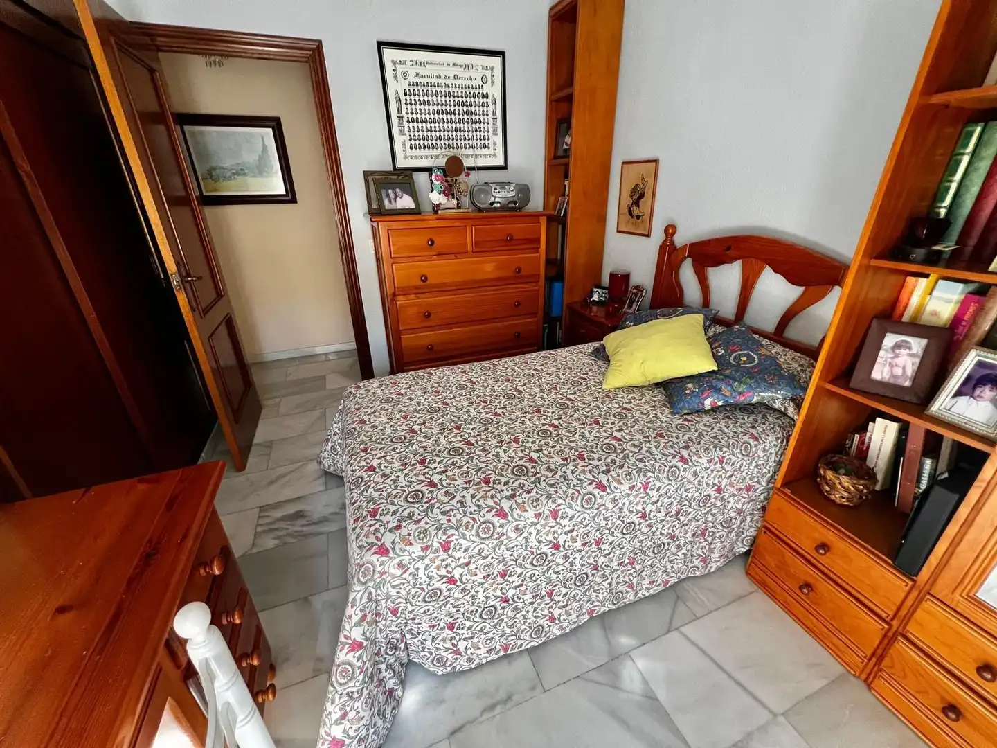 Bedroom of Flat for sale in Málaga  with Air Conditioner and Terrace