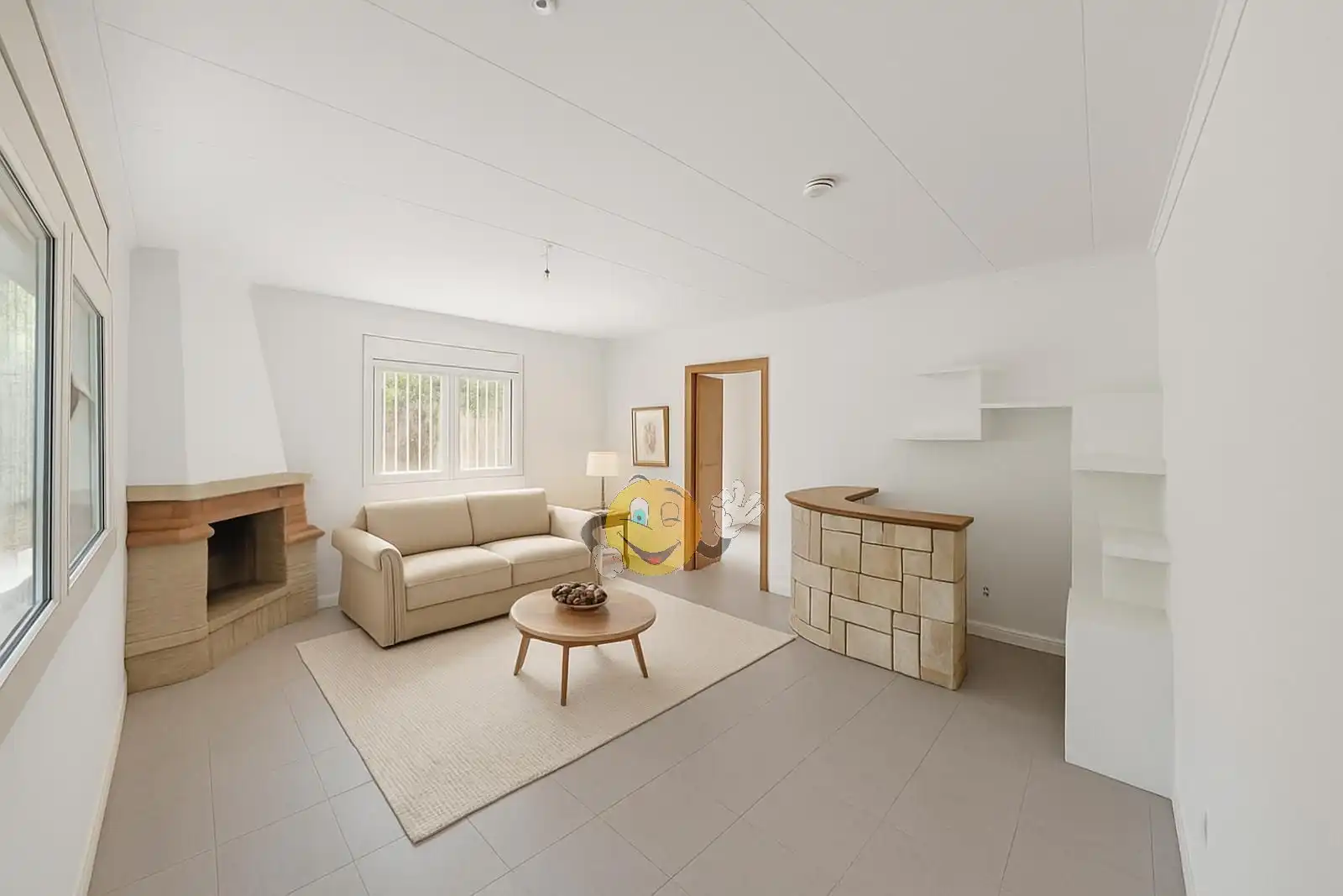 Wohnzimmer von Haus oder Chalet zum Verkauf in Olesa de Bonesvalls mit Privatgarten, Terrasse und Abstellraum