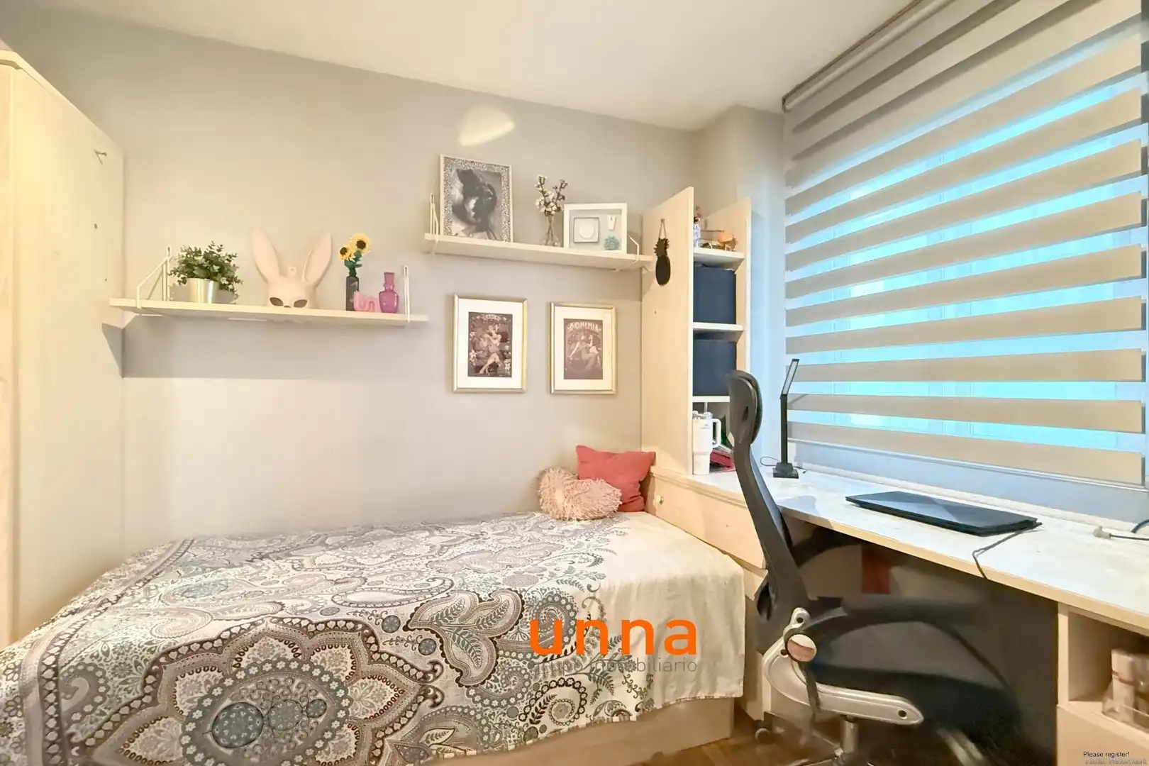 Bedroom of Flat for sale in Móstoles  with Air Conditioner, Parquet flooring and Terrace