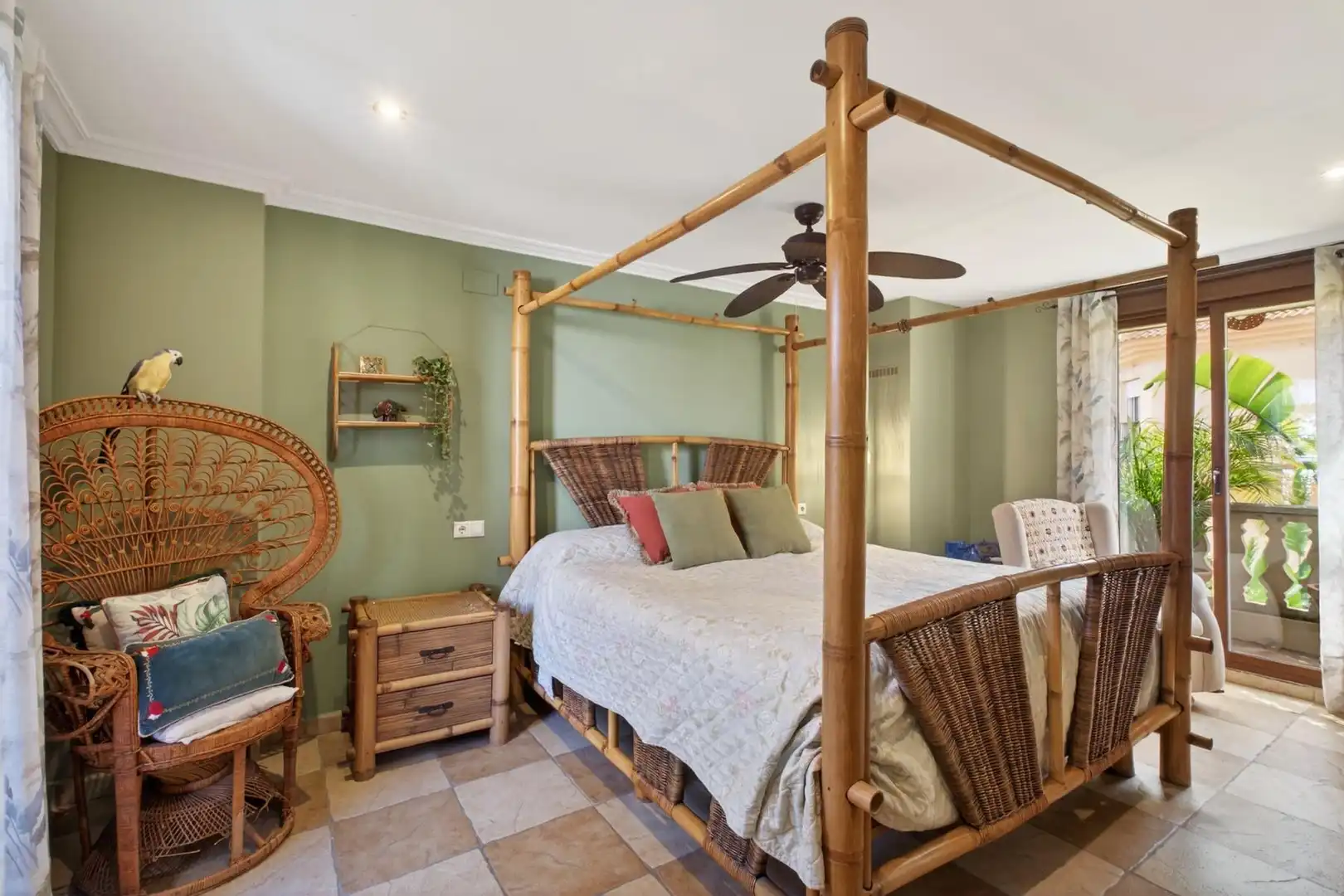 Bedroom of Houses for sale in Málaga  with Air Conditioner, Heating and Private garden