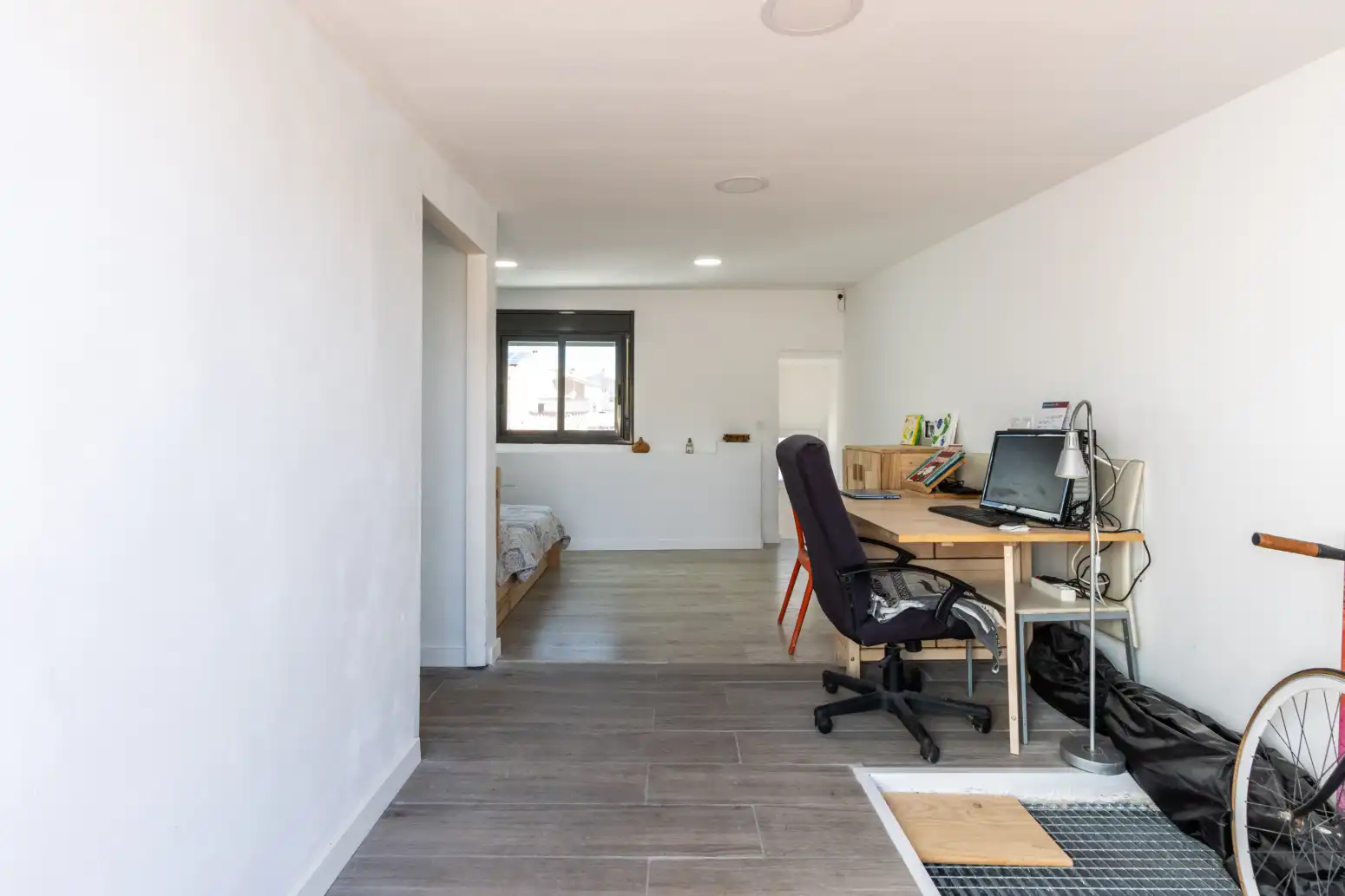 Bedroom of Flat for sale in Terrassa  with Heating, Parquet flooring and Terrace