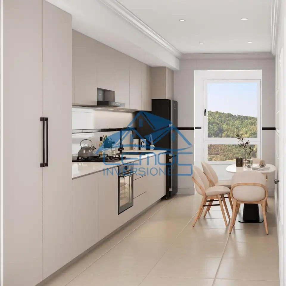 Küche von Wohnung zum Verkauf in Chozas de Abajo mit Terrasse