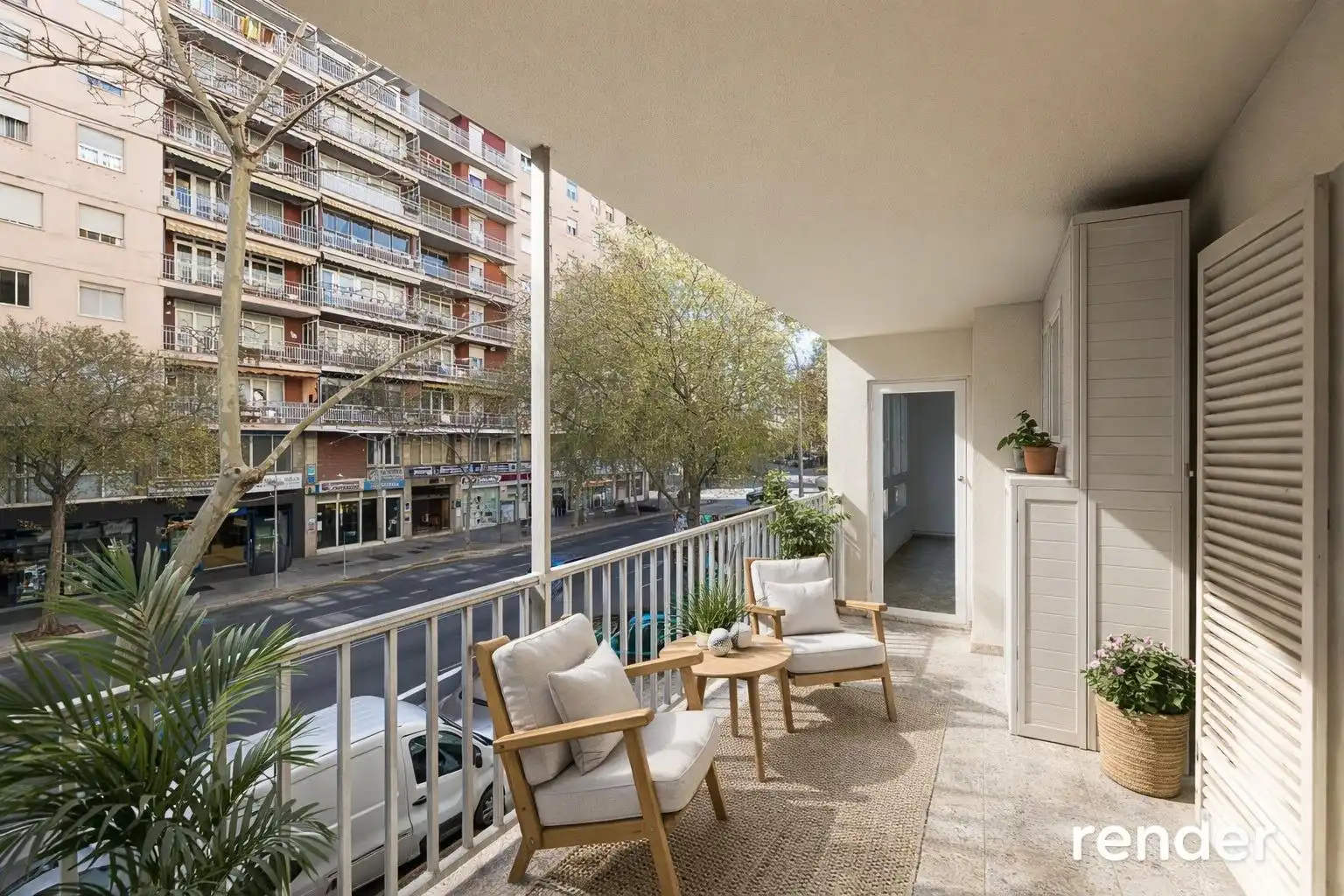 Vista exterior de Pis en venda en  Palma de Mallorca amb Terrassa i Balcó
