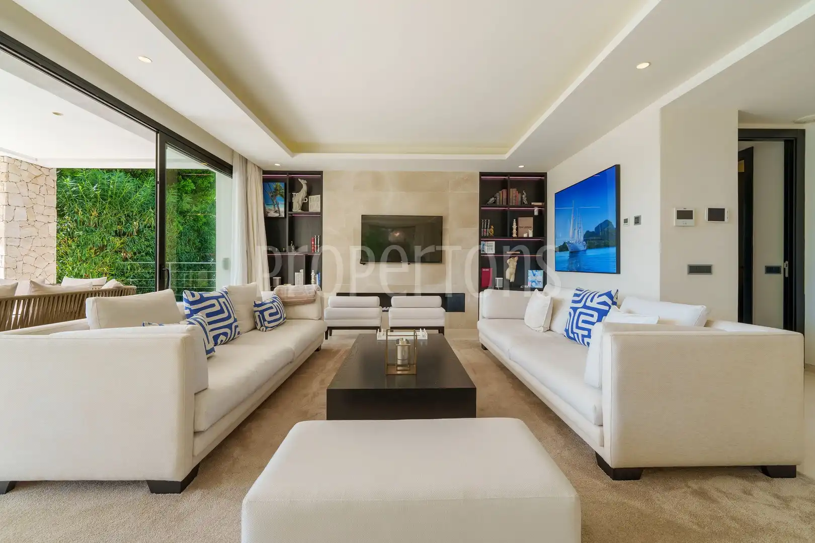 Sala de estar de Casa o chalet en venta en Marbella