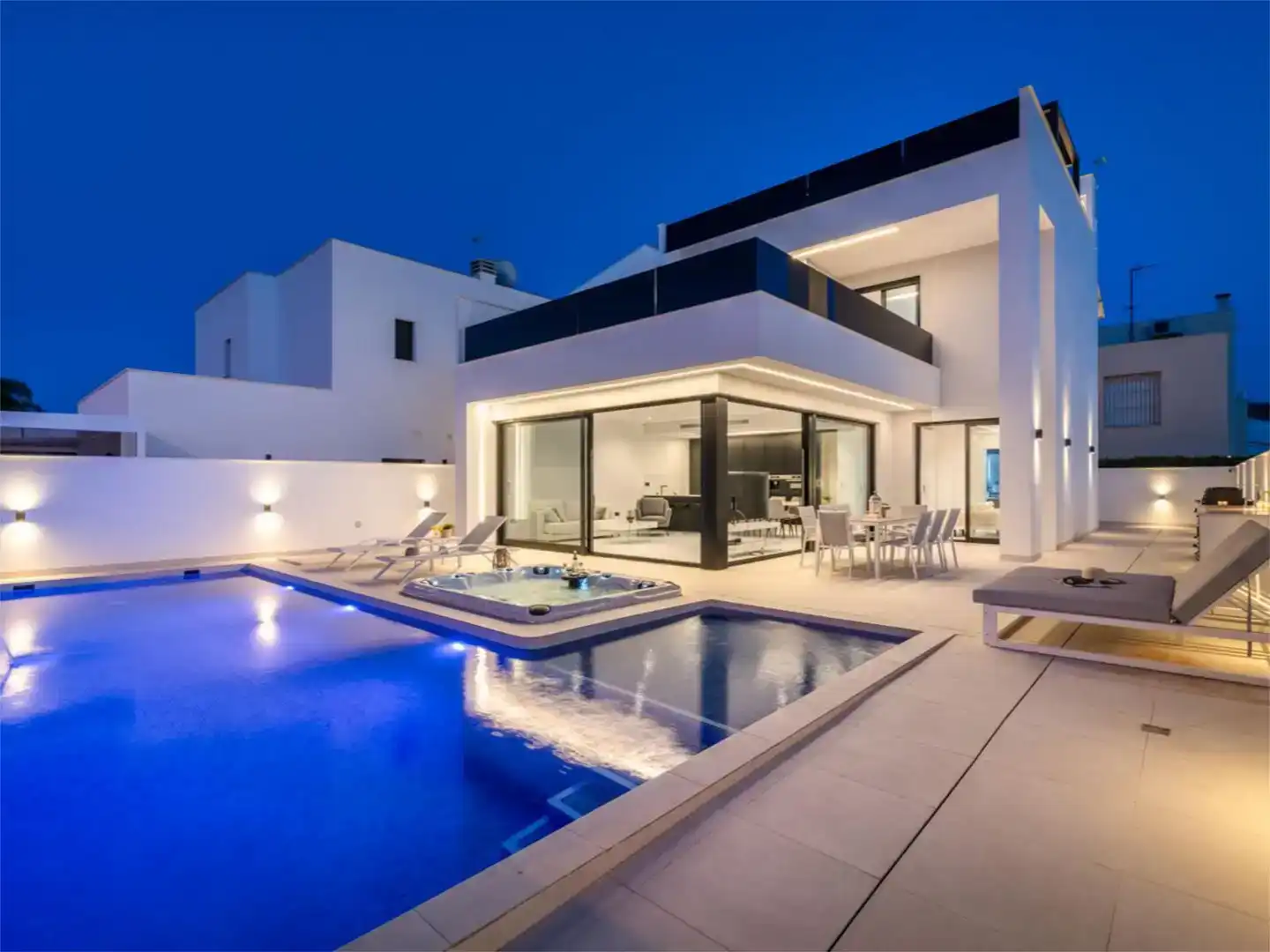 Piscina de Casa o chalet en venta en San Javier con Aire acondicionado, Piscina y Balcón