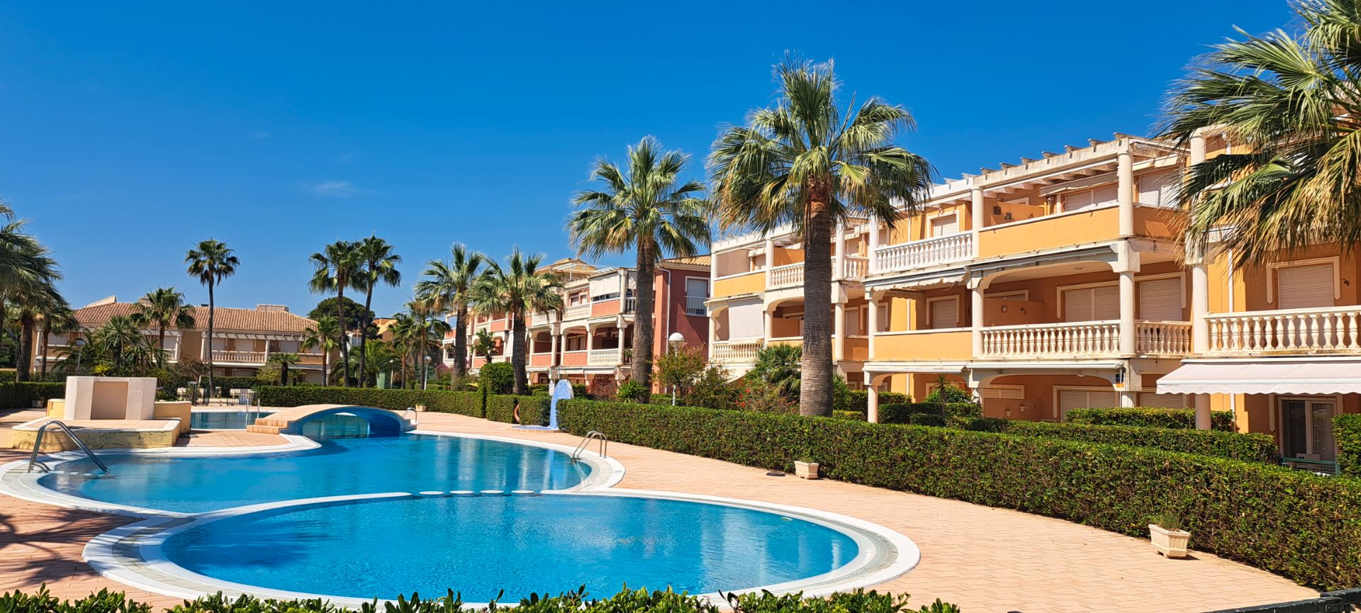 Swimming pool of Apartment for sale in Dénia  with Air Conditioner, Heating and Terrace