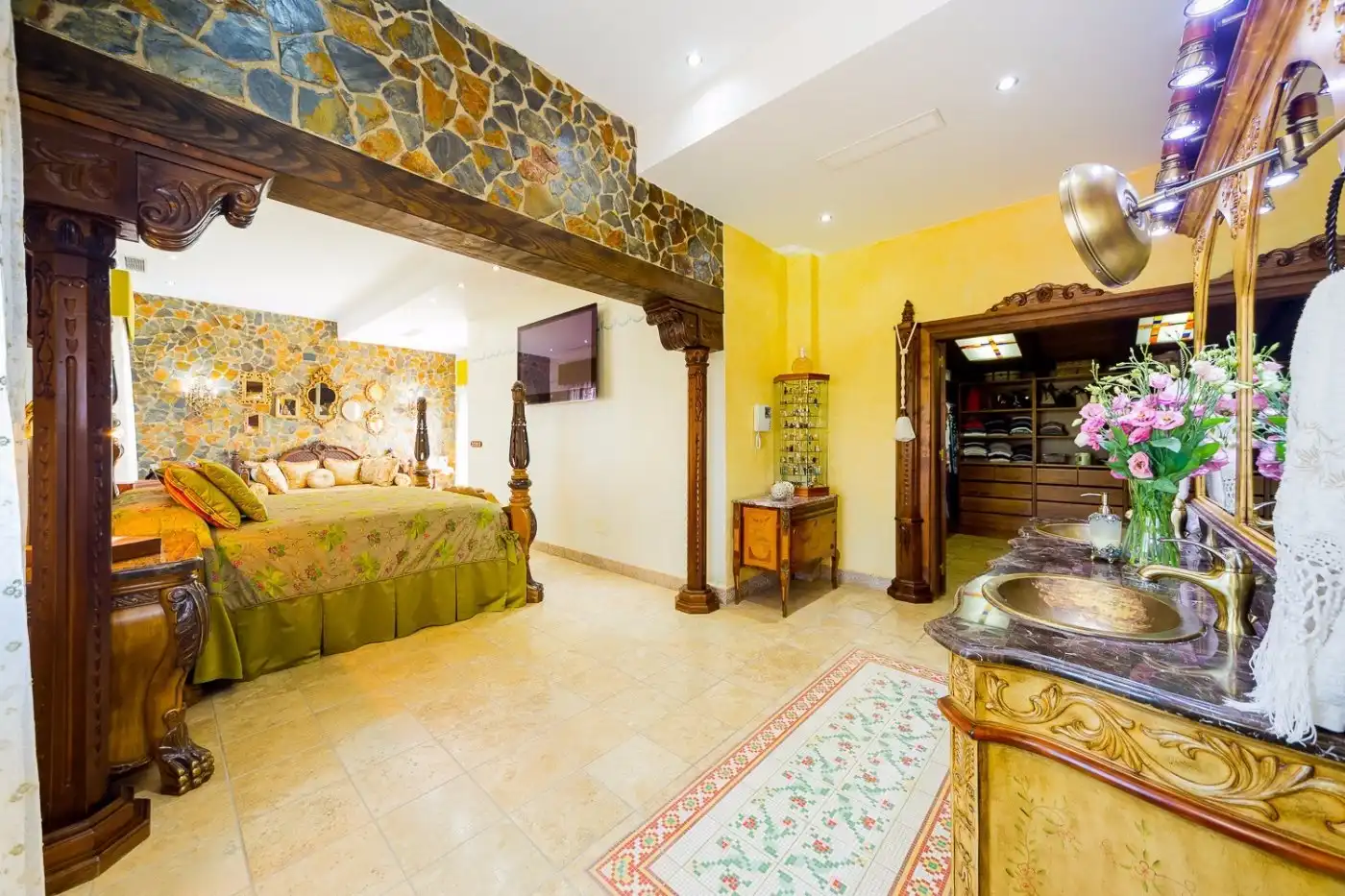 Habitación de Finca rústica en venta en Almoradí con Aire acondicionado, Calefacción y Jardín privado