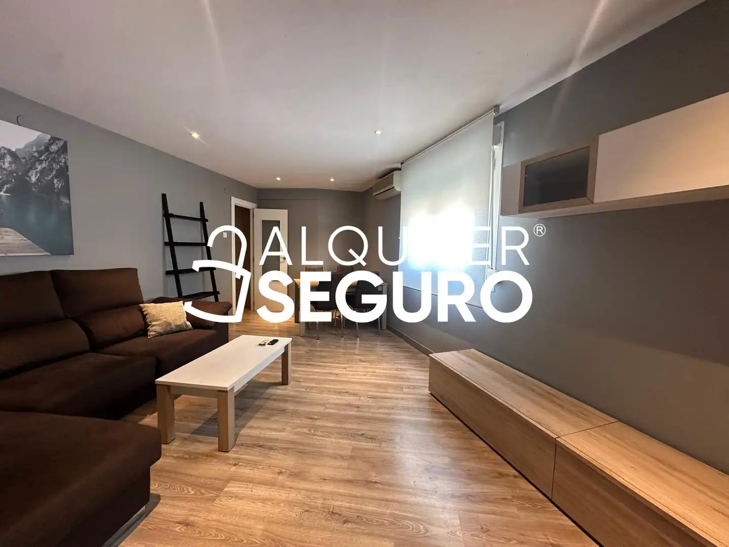 Sala d'estar de Pis de lloguer en Mislata amb Aire condicionat, Calefacció i Moblat