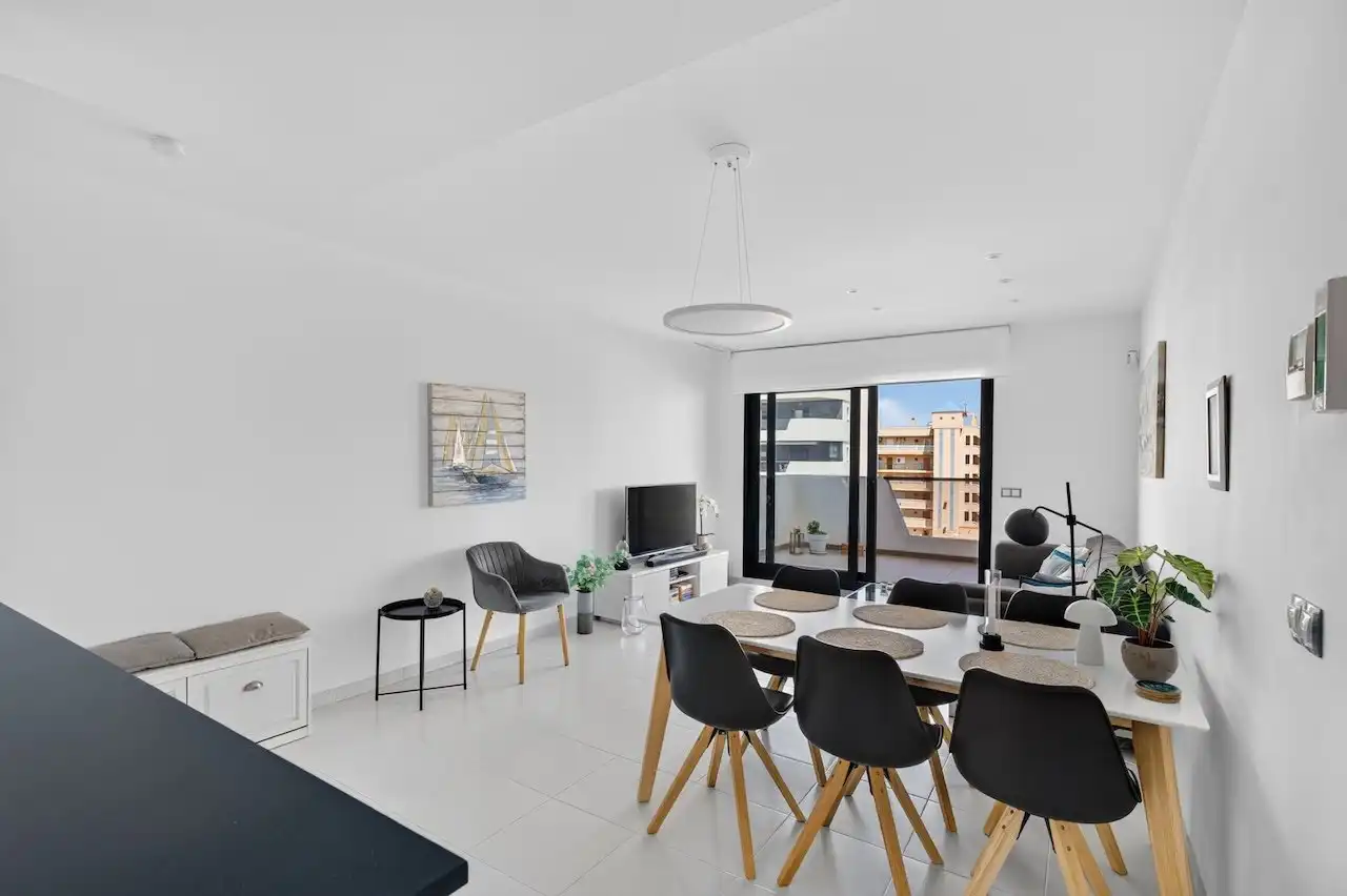 Sala de estar de Ático en venta en Elche / Elx con Aire acondicionado, Calefacción y Jardín privado