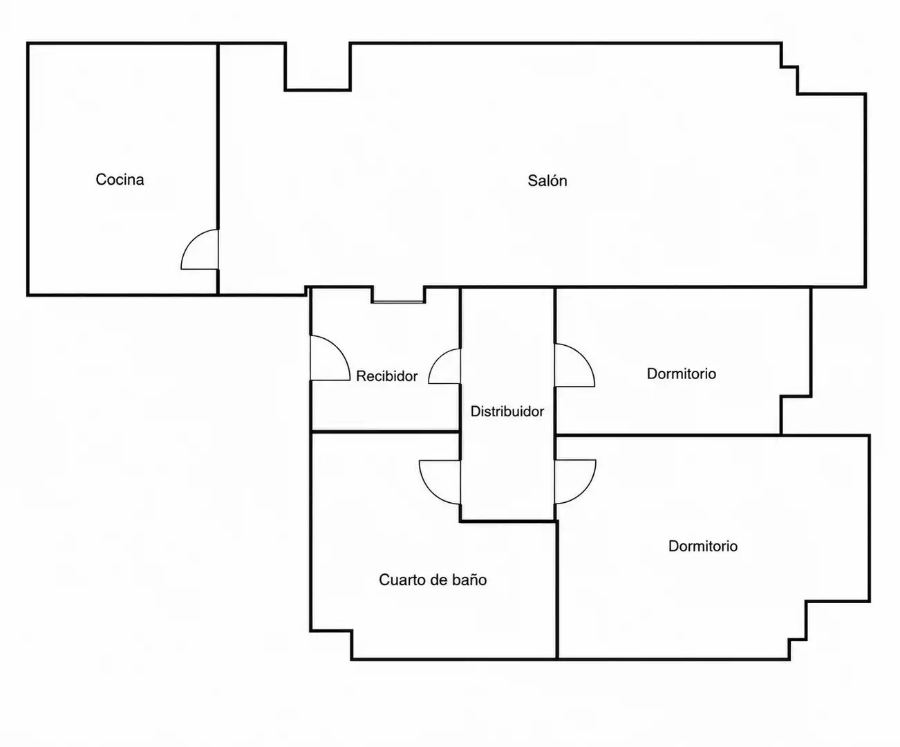 Flat for rent in Madrid  with Air Conditioner and Parquet flooring