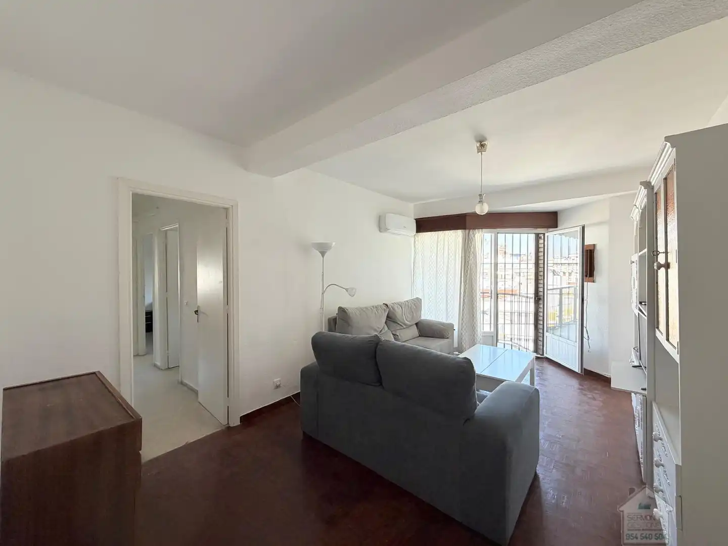 Wohnzimmer von Wohnung zur Miete in Nervión