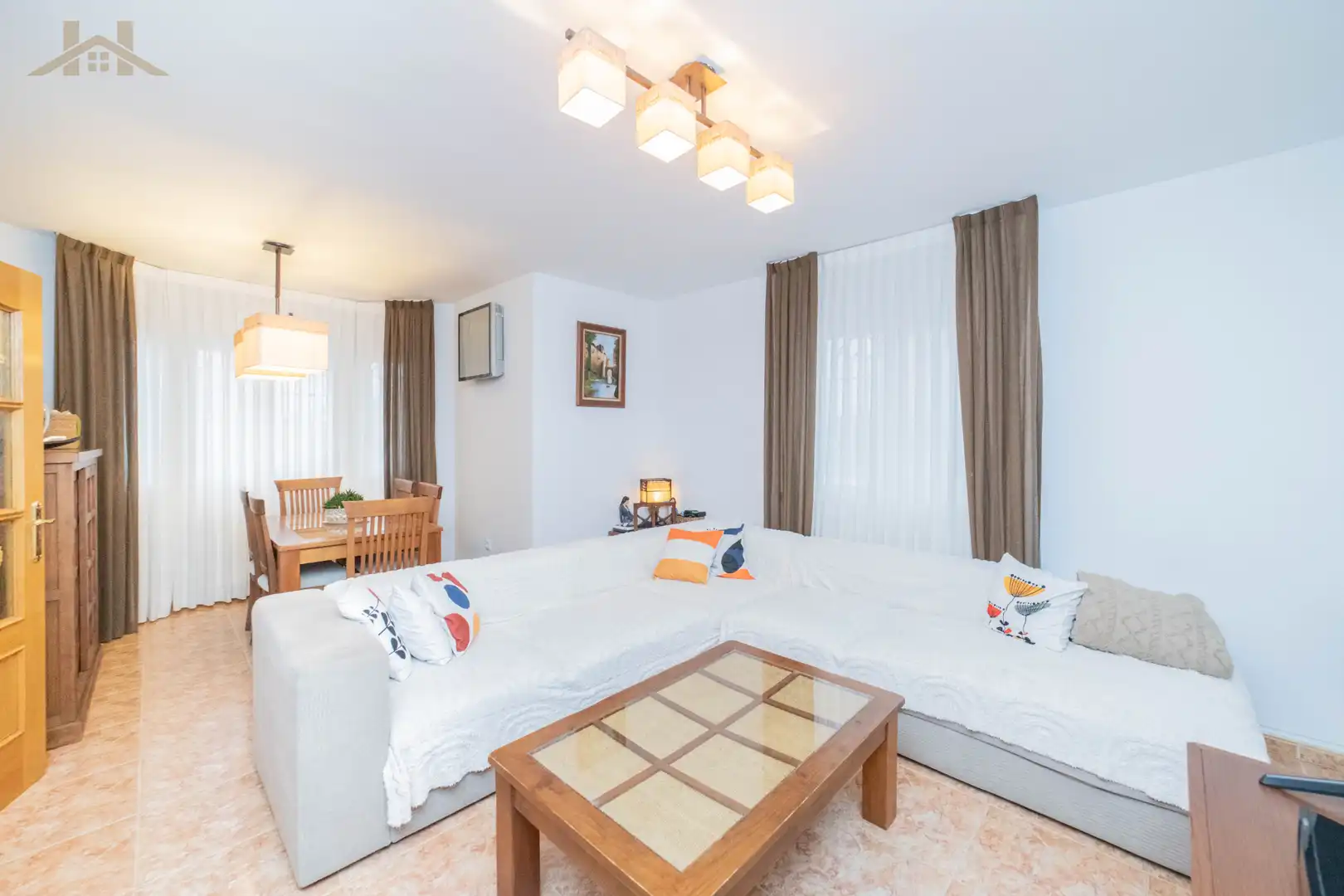 Sala de estar de Casa o chalet en venta en Ugena con Aire acondicionado, Calefacción y Jardín privado