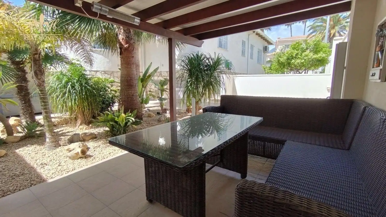 Terrace of Detached homes for sale in L'Alfàs del Pi  with Air Conditioner, Heating and Swimming Pool