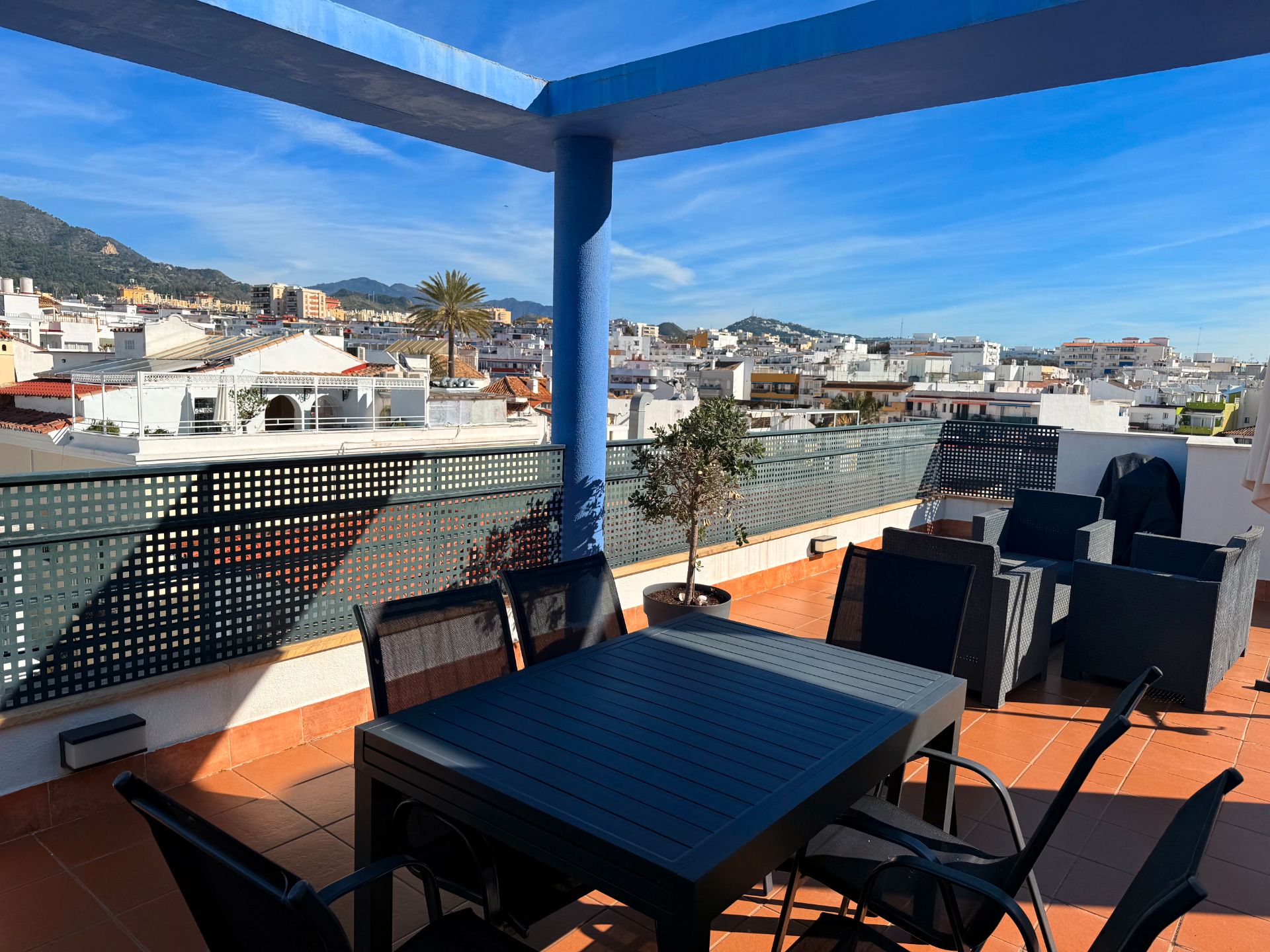Terrace of Apartment for rent in Marbella  with Air Conditioner, Terrace and Furnished