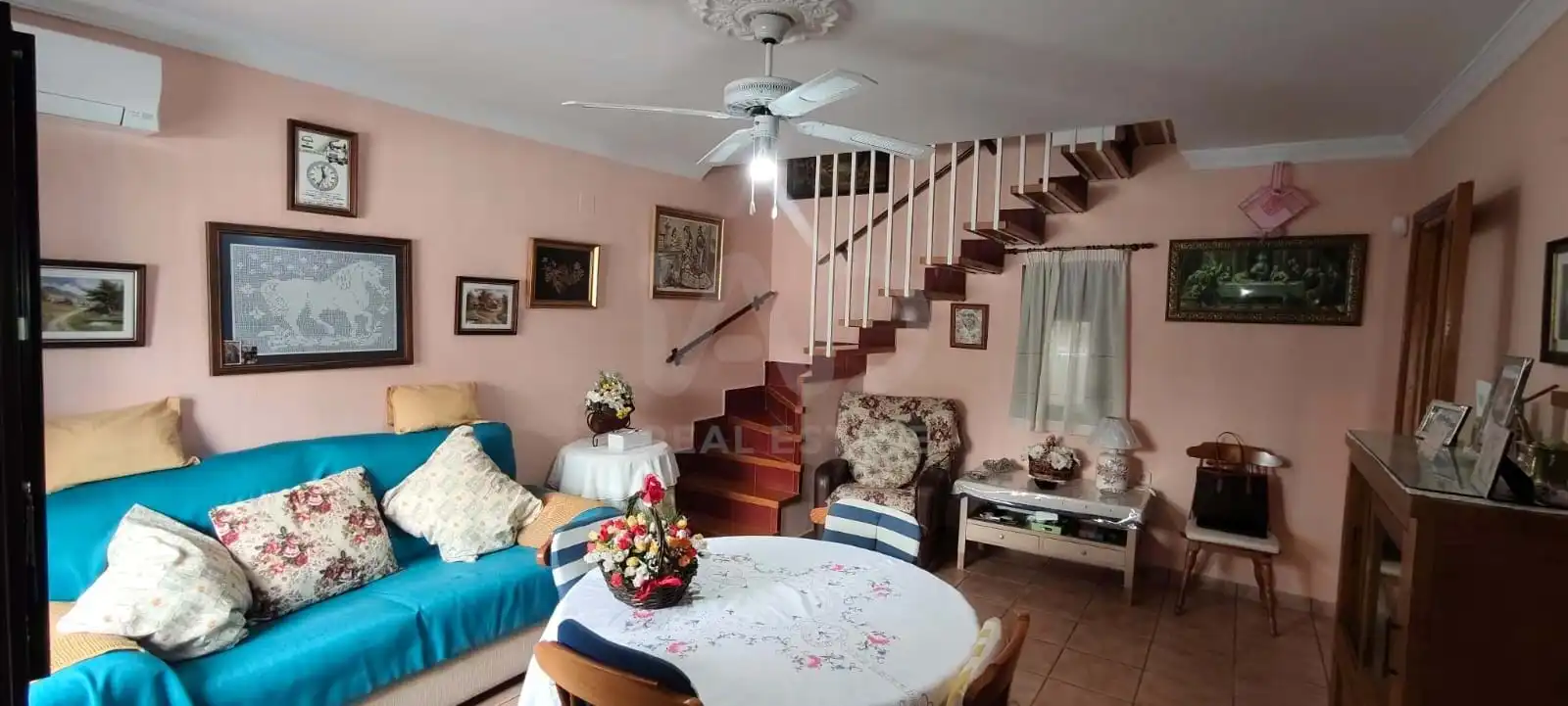 Living room of Detached homes for sale in Écija  with Air Conditioner, Heating and Terrace
