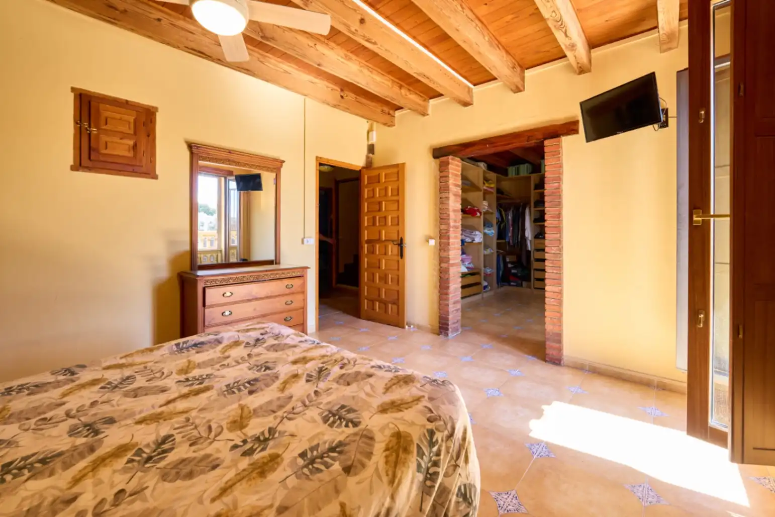 Habitación de Finca rústica en venta en L'Ametlla del Vallès con Calefacción, Terraza y Trastero