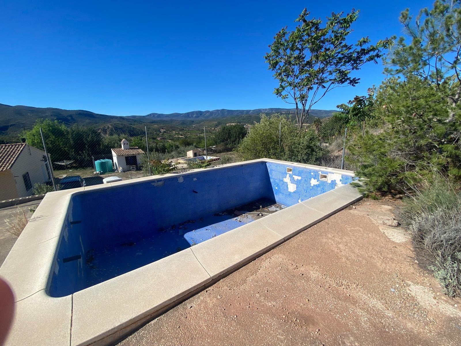 Swimming pool of Country house for sale in Bugarra  with Alarm