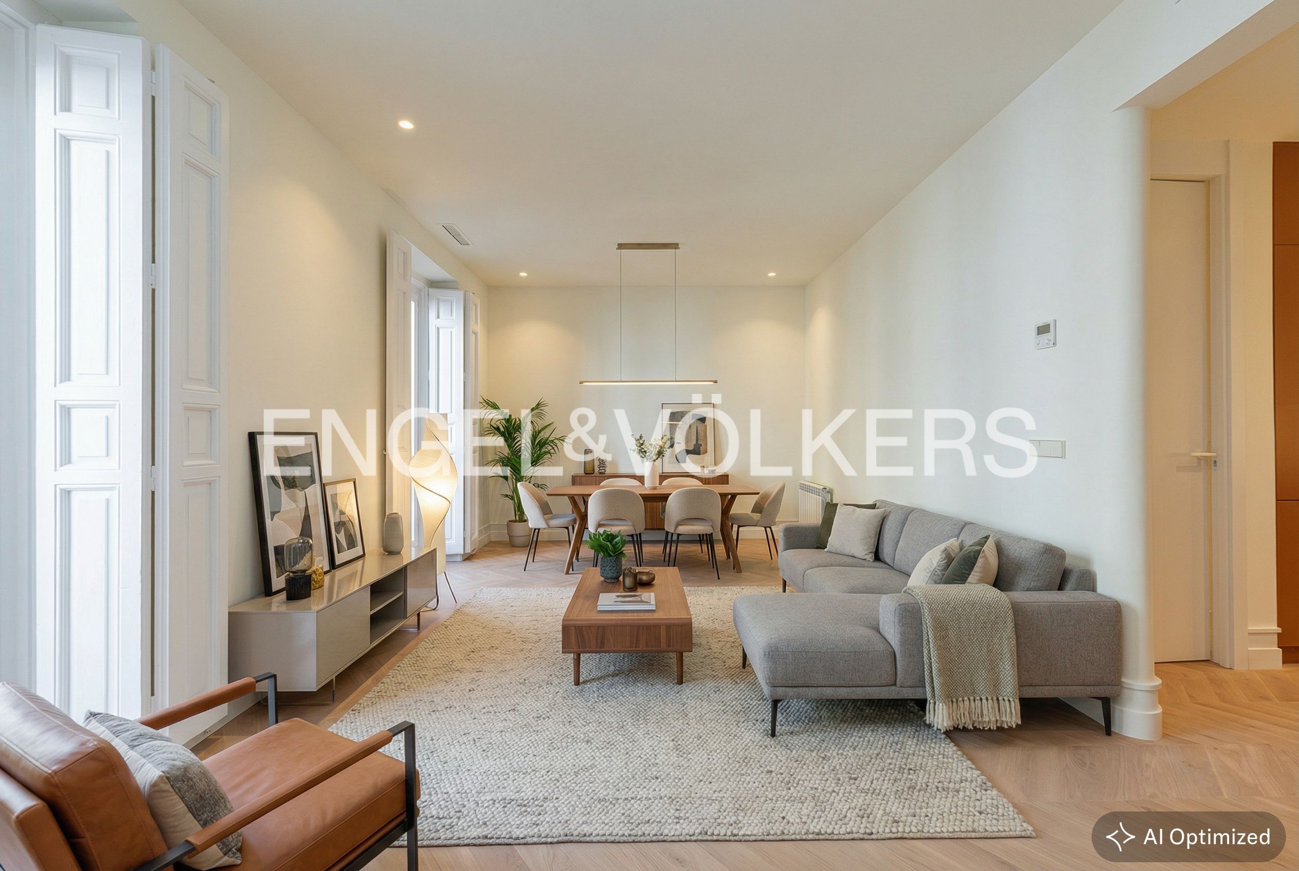 Living room of Flat for sale in  Madrid Capital  with Air Conditioner, Heating and Balcony