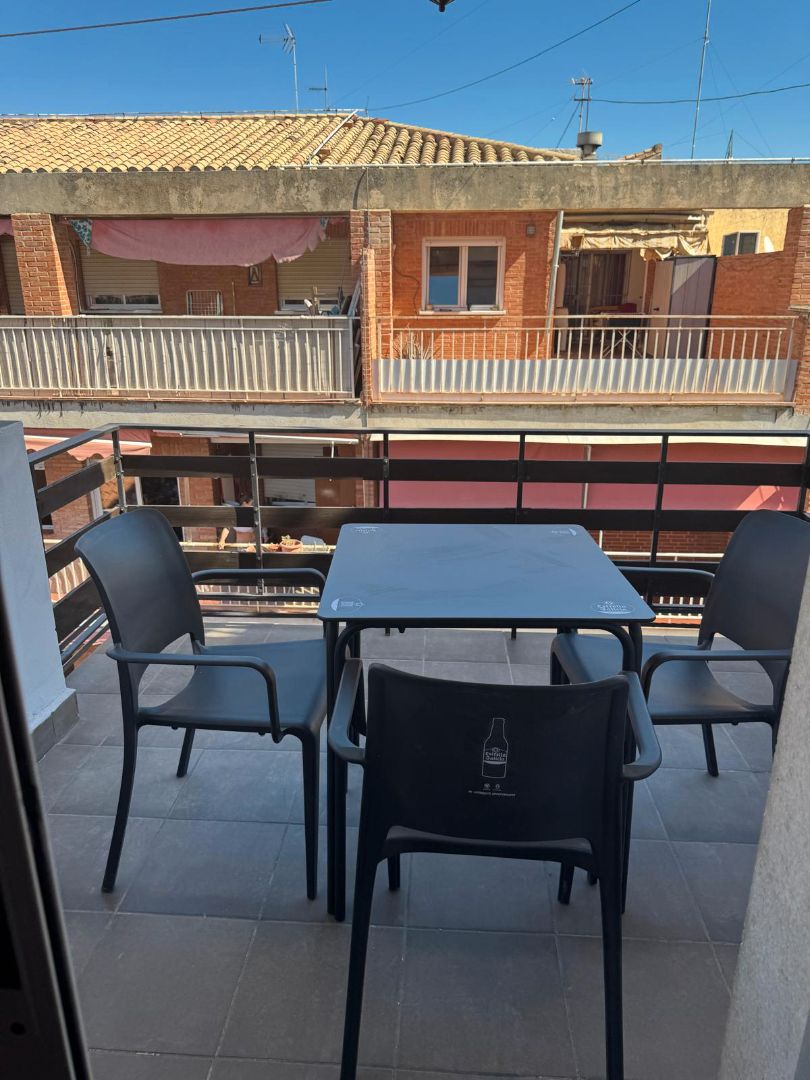 Terrace of Flat to rent in  Granada Capital  with Furnished, Oven and Washing machine