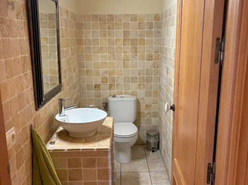 Bany de Casa o xalet en venda en Lorca amb Aire condicionat, Terrassa i Piscina