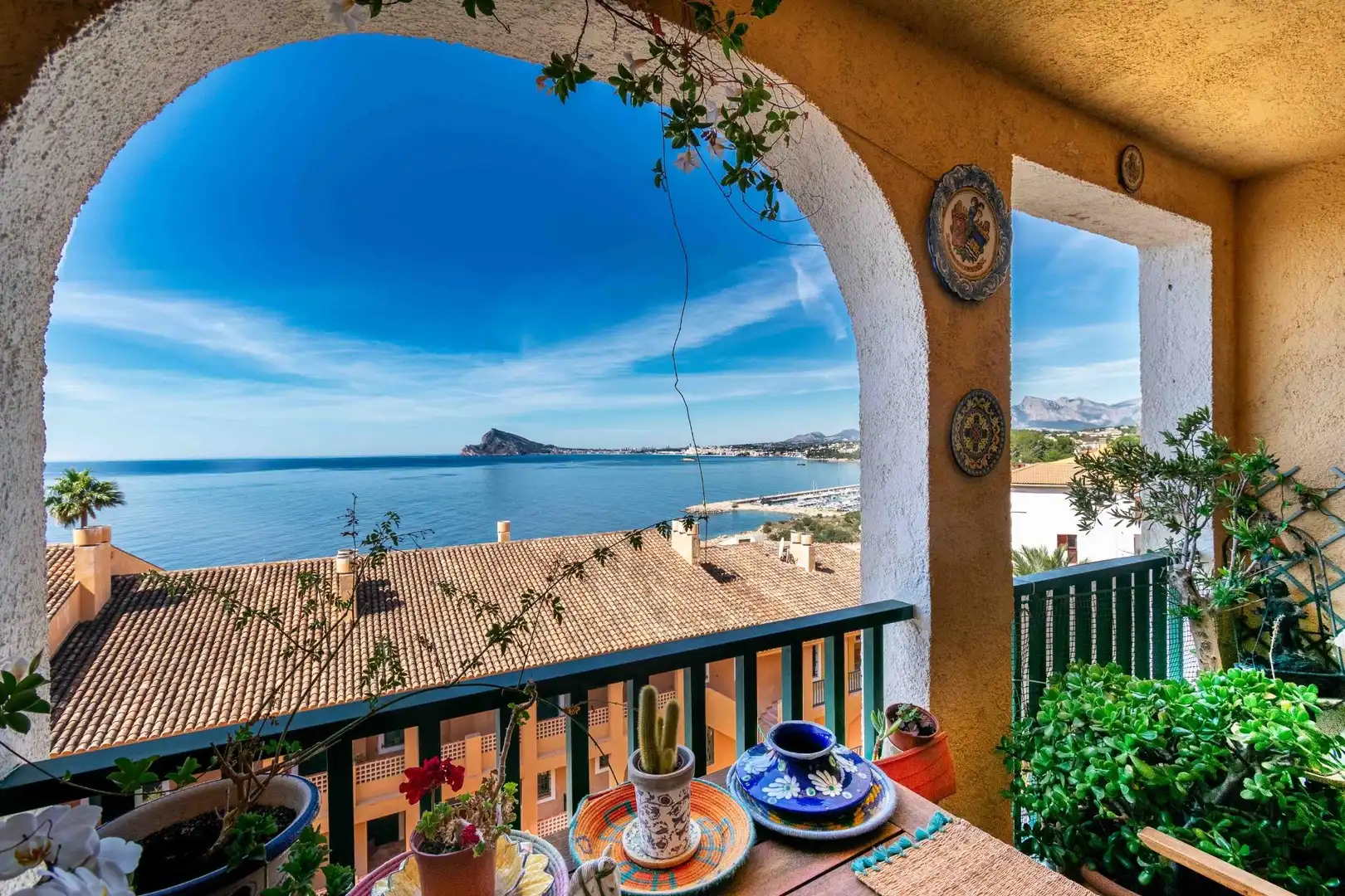 Terrassa de Apartament en venda en Altea amb Terrassa, Piscina i Moblat
