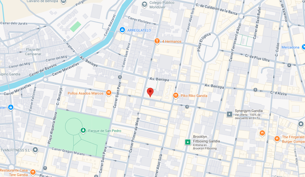 Vista exterior de Pis en venda en Gandia