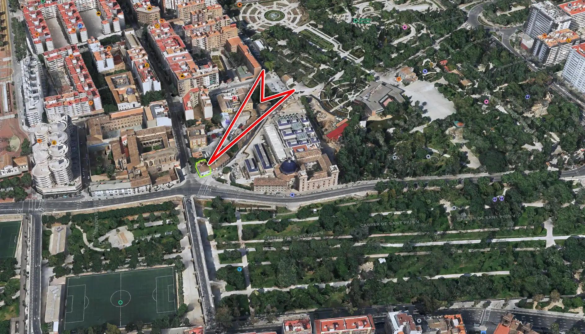Vista exterior de Edificio en venta en Valencia