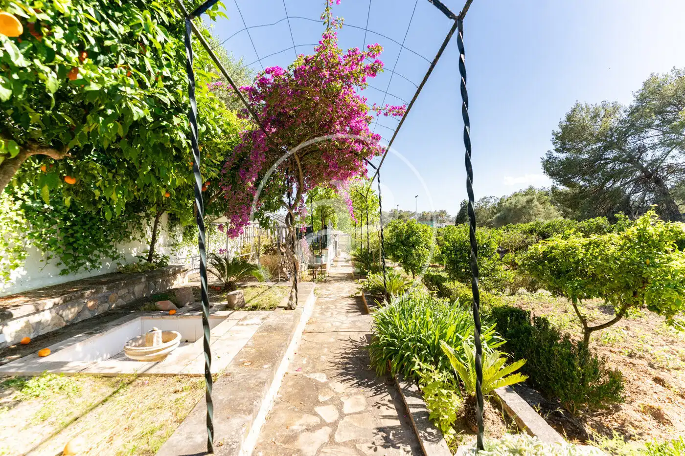 Jardí de Casa adosada en venda en Lloret de Vistalegre amb Aire condicionat, Calefacció i Jardí privat