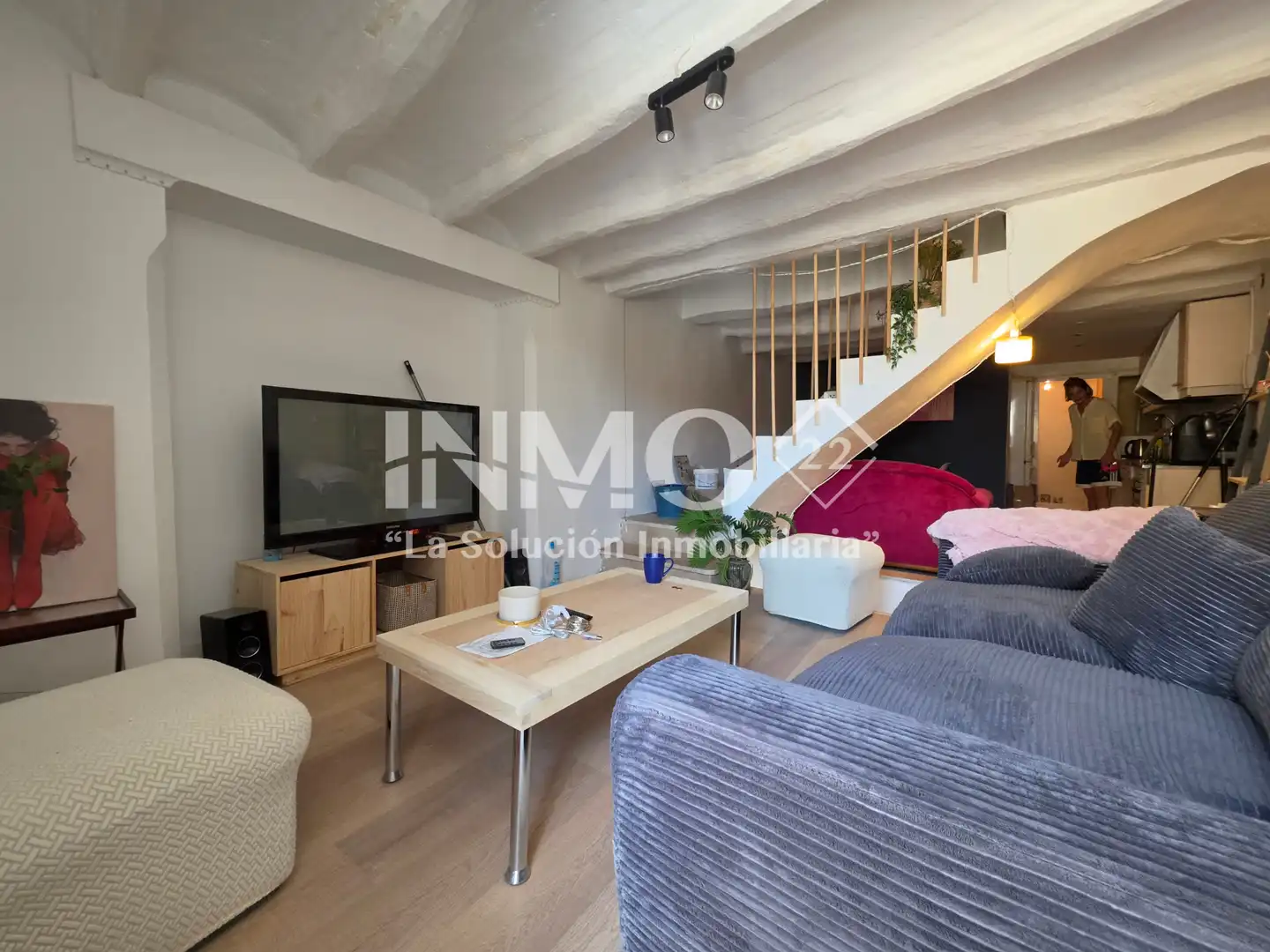 Living room of Houses for sale in Mont-roig del Camp  with Parquet flooring, Storage room and Furnished