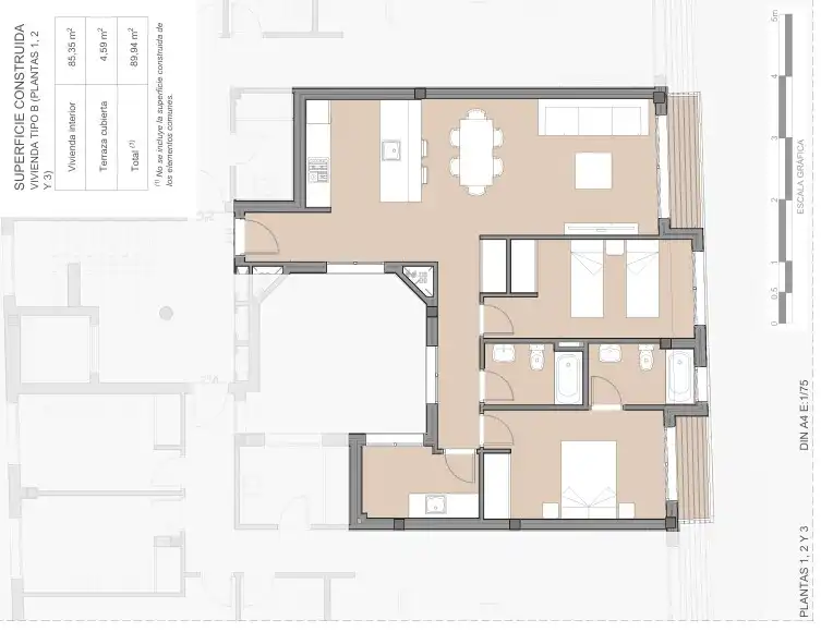Piso en venta en Gandia con Terraza y Trastero