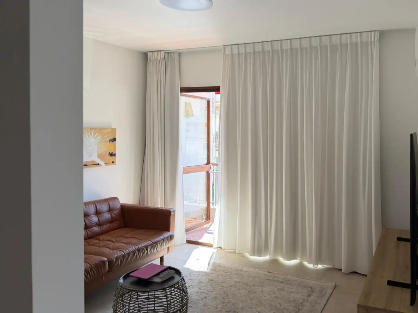 Wohnzimmer von Wohnung zum Verkauf in Sanlúcar de Barrameda mit Klimaanlage, Terrasse und Balkon