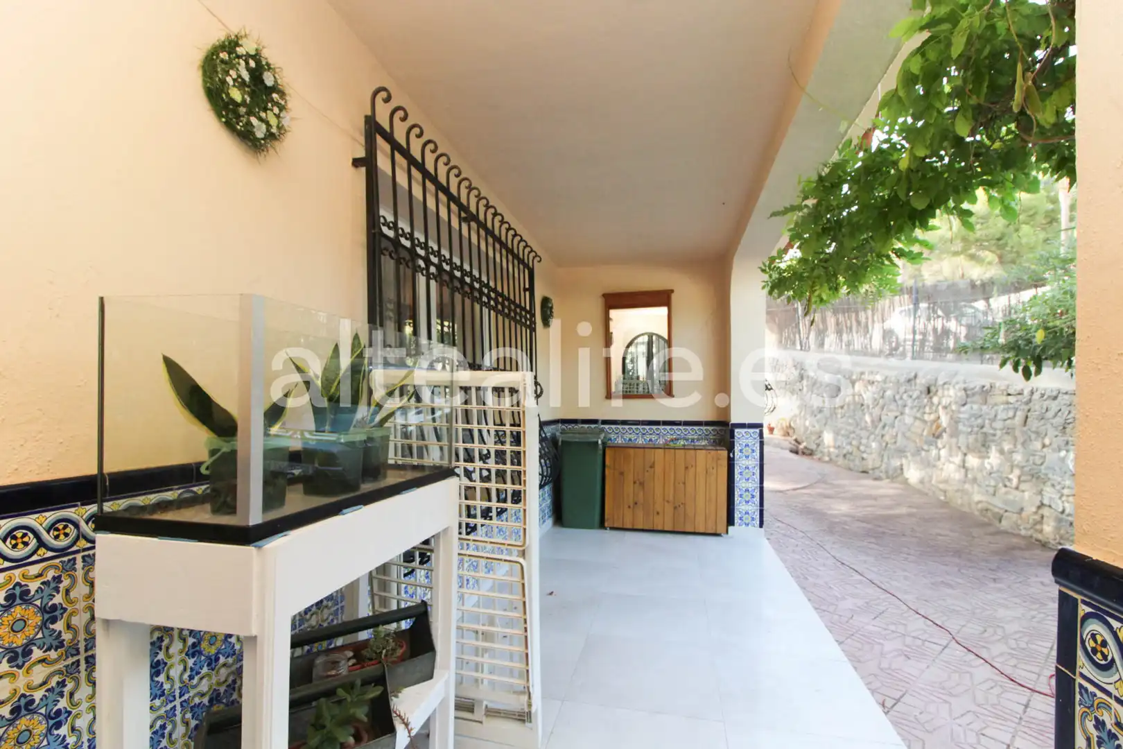 Vista exterior de Casa adosada en venta en Altea con Aire acondicionado, Terraza y Piscina