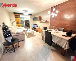 Living room of Flat for sale in Lorca  with Terrace, Furnished and Oven