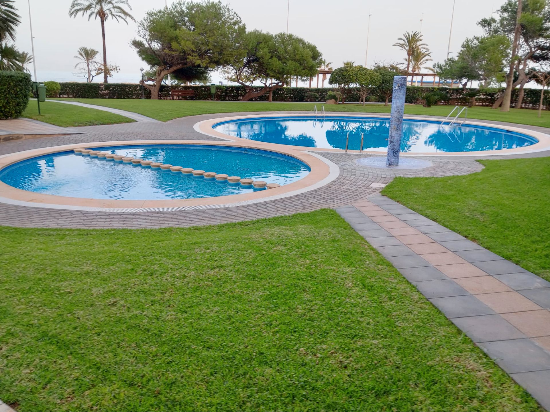 Swimming pool of Apartment for sale in Gandia  with Air Conditioner, Private garden and Storage room