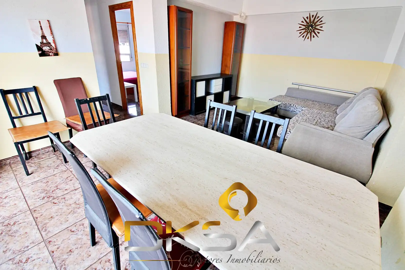 Esszimmer von Wohnung zum Verkauf in Almazora / Almassora mit Klimaanlage, Heizung und Terrasse