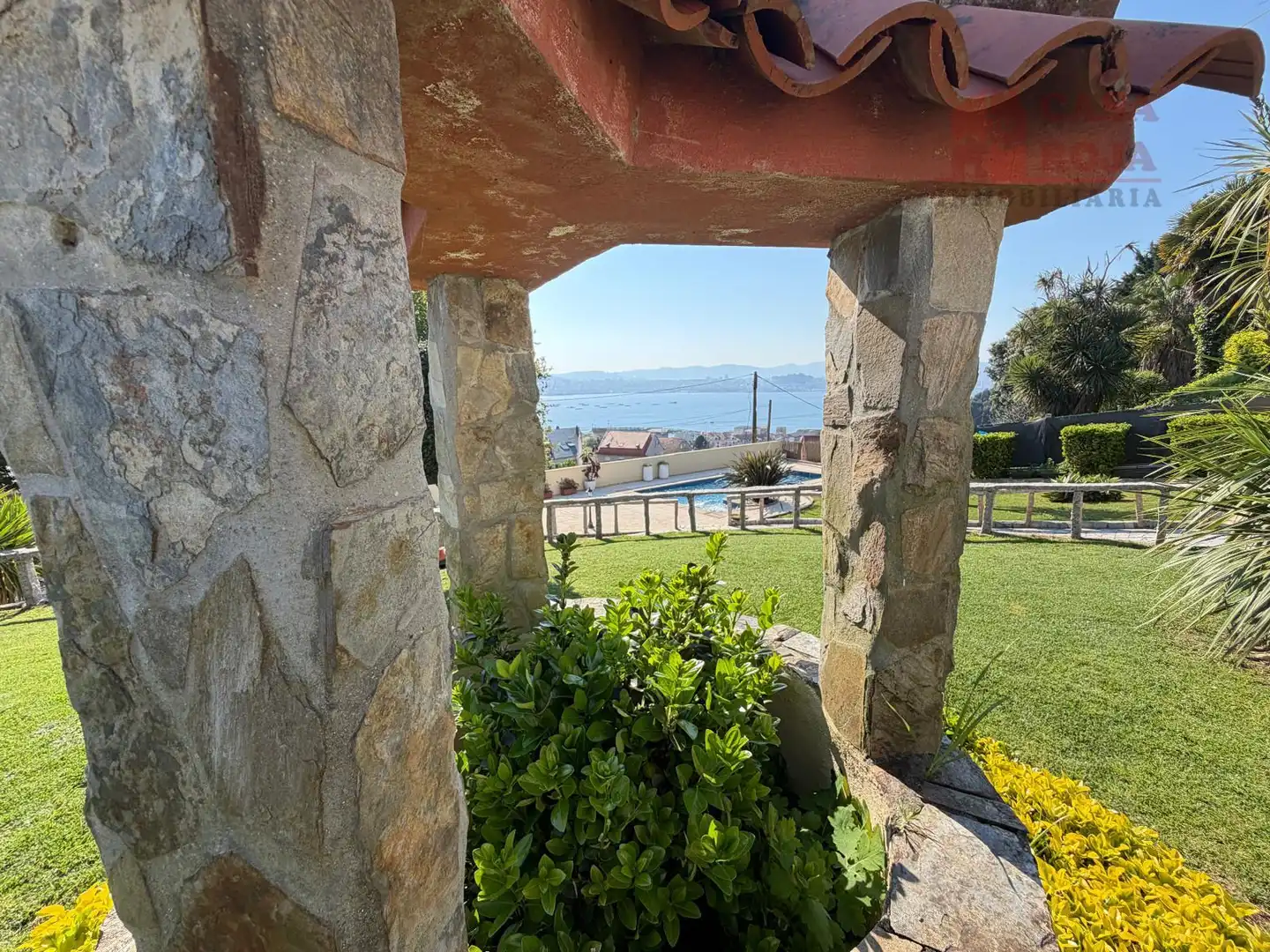 Jardín de Casa o chalet en venta en Moaña con Calefacción, Terraza y Trastero