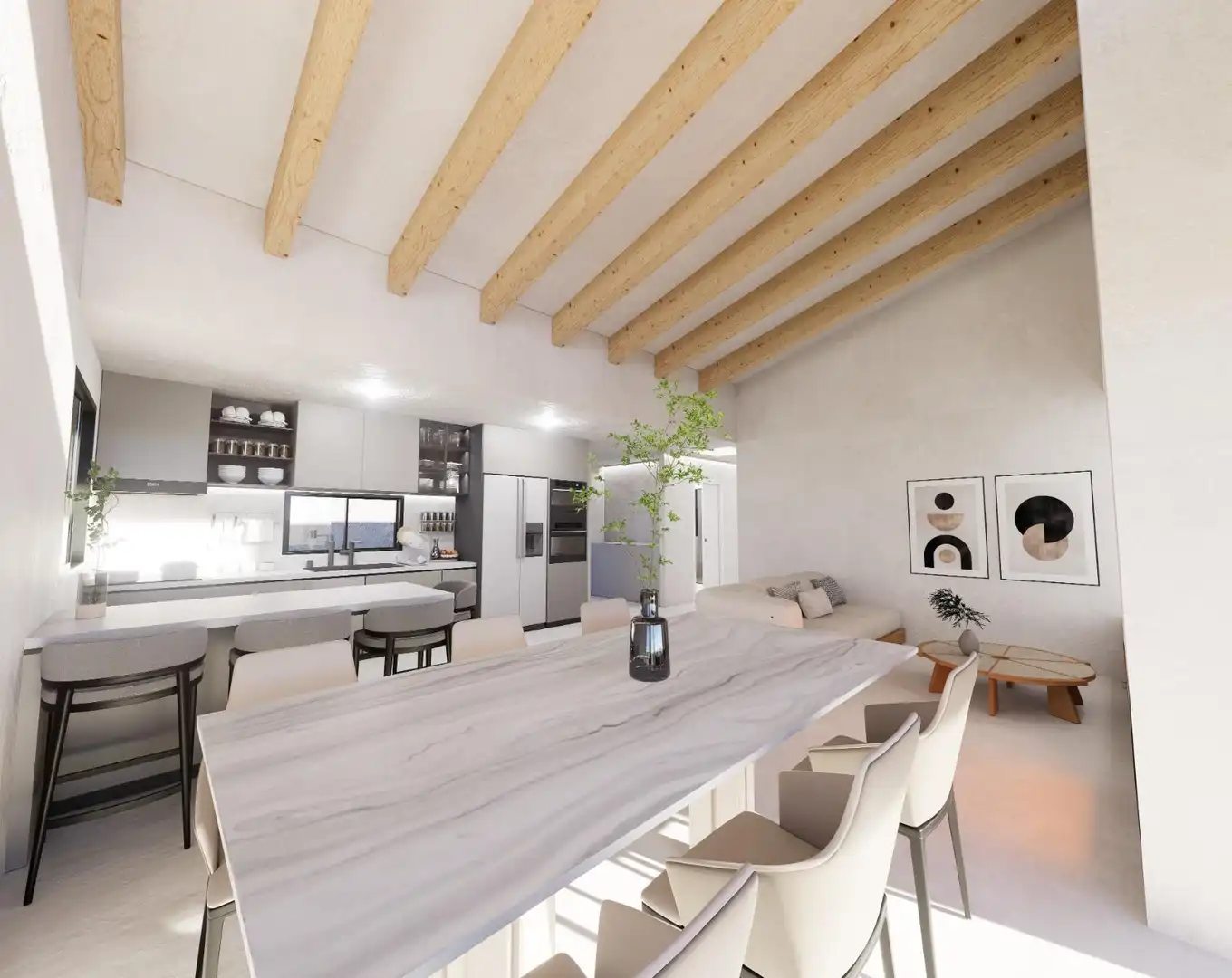 Cocina de Casa o chalet en venta en Blanes con Aire acondicionado, Calefacción y Jardín privado