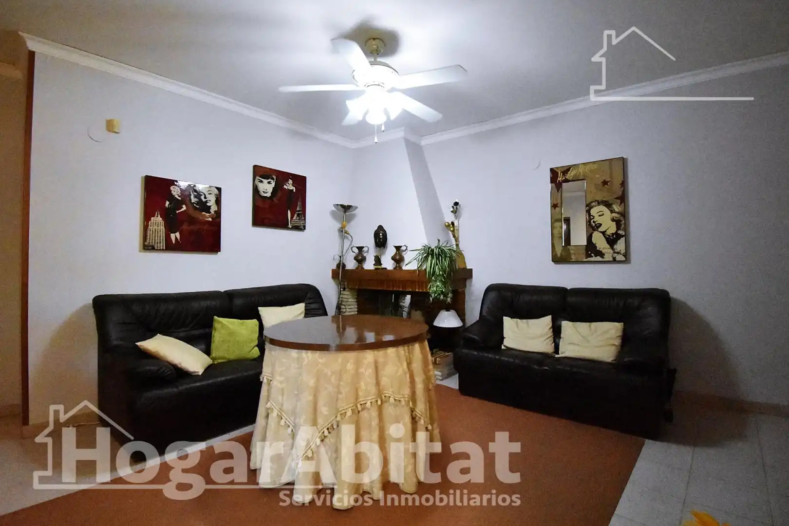 Sala de estar de Casa o chalet en venta en L'Atzúbia con Calefacción, Terraza y Trastero