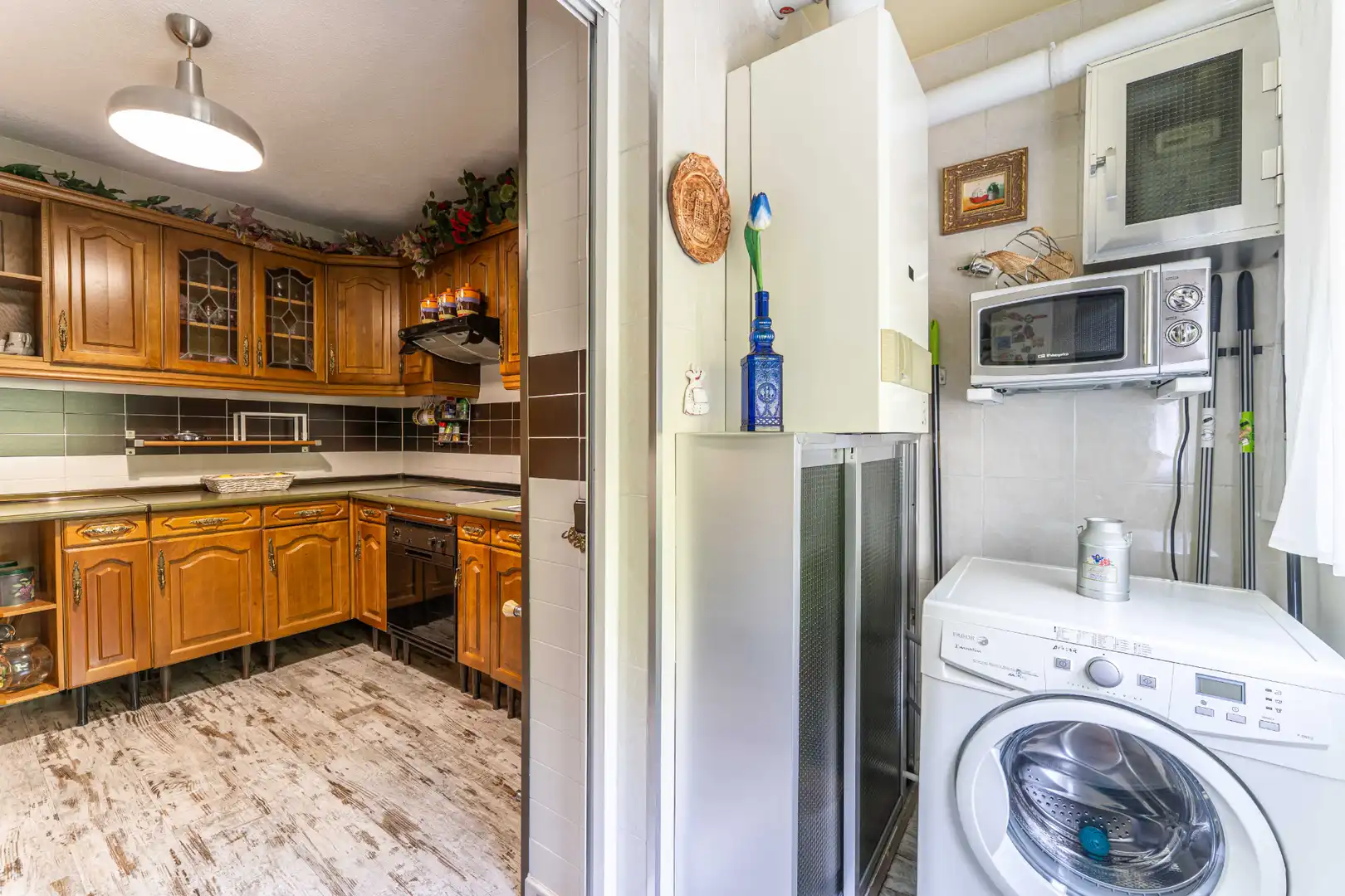Kitchen of Flat for sale in Madrid  with Heating, Terrace and Furnished