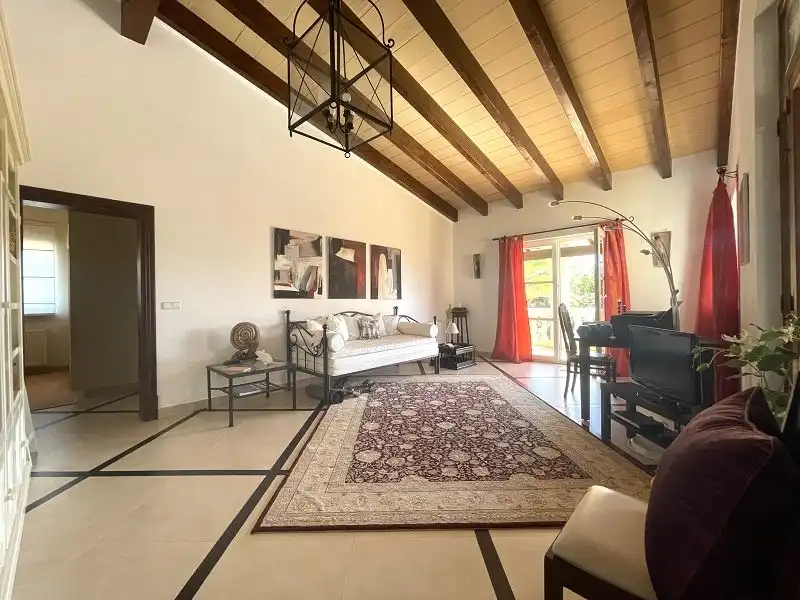 Sala de estar de Casa o chalet en venta en Llucmajor con Aire acondicionado, Calefacción y Jardín privado