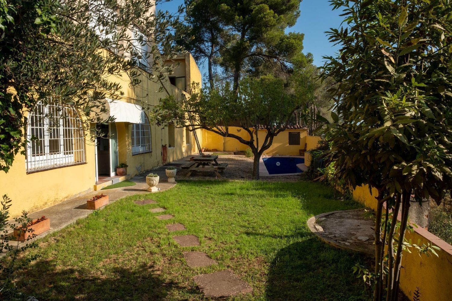 Garden of Houses for sale in Sant Fost de Campsentelles  with Air Conditioner, Heating and Private garden