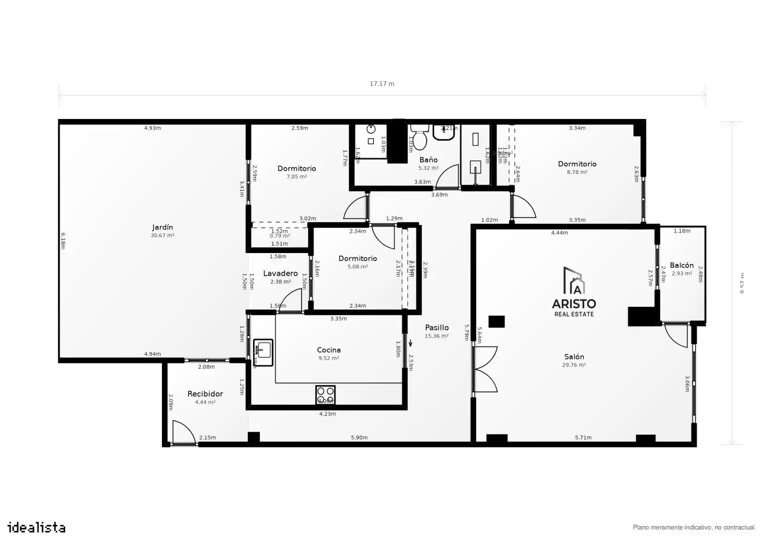 Wohnung zum Verkauf in Valencia mit Klimaanlage, Terrasse und Balkon